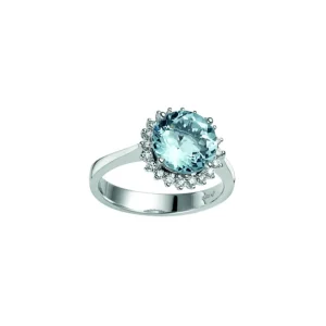 Cocktailring – Aquamarin
