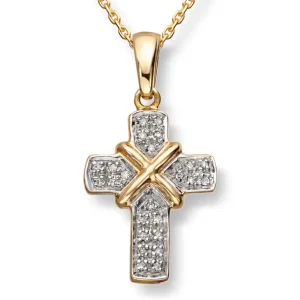Diamant kors 0,12 ct