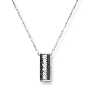 Diamant og safir designsmykke