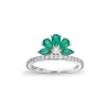 Diamant- og smaragdring – One of a kind