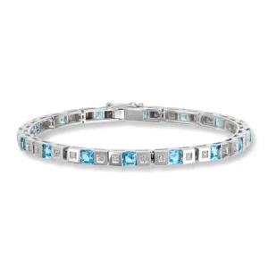 Diamantarmbånd topas