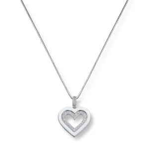 Diamanthjerte 0,14 ct.