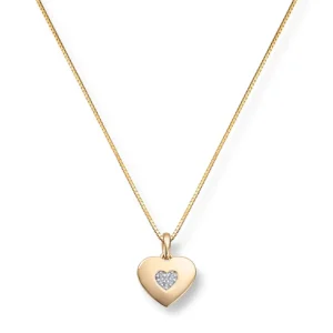 Diamanthjerte 0,02 ct.
