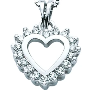 Diamanthjerte 0,25 ct.