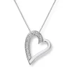 Diamanthjerte 0,04ct