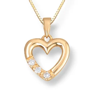 Diamanthjerte 0,06ct