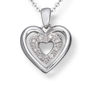 Diamanthjerte 0,04ct