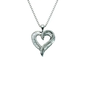 Diamanthjerte 0,48ct w-p