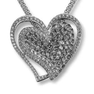 Diamanthjerte 1,57ct w-si