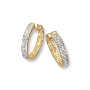 Diamantøreringer 0,02 ct.