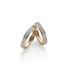 Diamantøreringer 0,02 ct.
