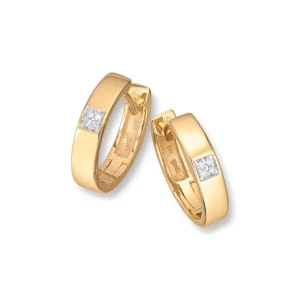 Diamantøreringer 0,03 ct.