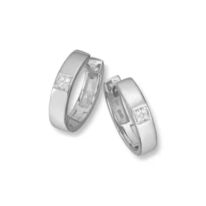 Diamantøreringer 0,03 ct.