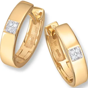 Diamantøreringer 0,03 ct.