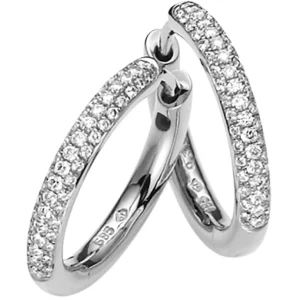 Diamantøreringer 0,36 ct.