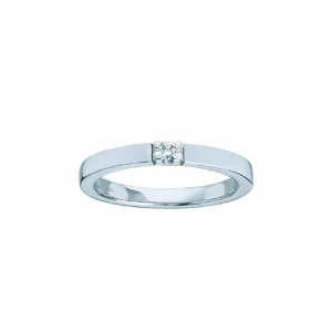 Diamantring 0,03 ct.