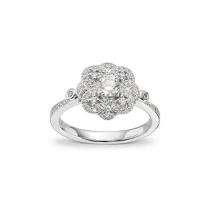 Diamantring 0,88 ct.