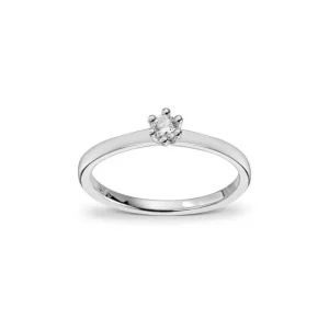 Diamantring 0,05 ct.
