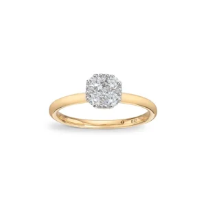 Diamantring 0,37 ct
