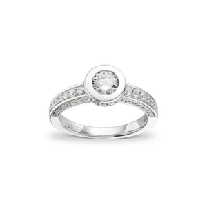 Diamantring 0,43 ct.