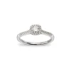 Diamantring 0,38 ct.