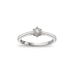 Diamantring 0,08 ct.