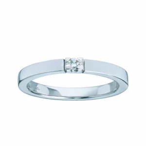 Diamantring 0,03 ct.