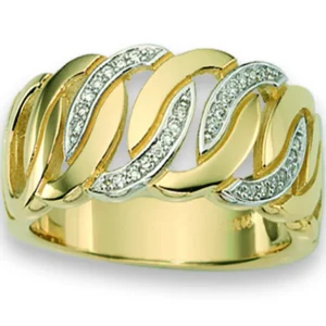 Diamantring 0,14 ct.