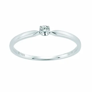 Diamantring 0,08 ct.