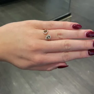 Diamantring 0,86 ct.