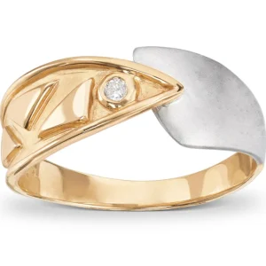 Diamantring 0,04 ct.