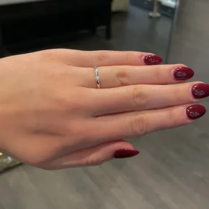 Diamantring 0,07 ct.