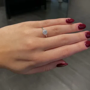 Diamantring 0,72 ct.