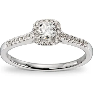 Diamantring 0,38 ct.