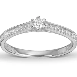 Diamantring 0,16 ct.