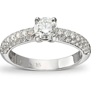 Diamantring 0,98 ct.