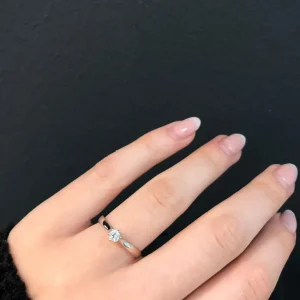 Diamantring 0,25 ct. River-Si