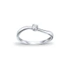 Diamantring 0,08ct.