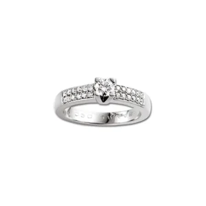 Diamantring 0,75ct.