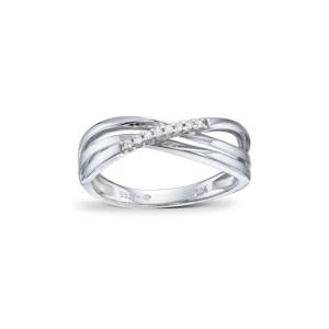 Diamantring 0,04ct.