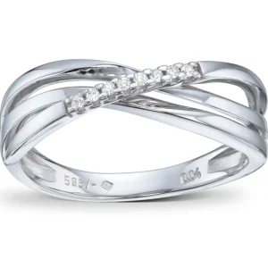 Diamantring 0,04ct.