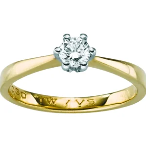 Diamantring 0,30ct. River-Si