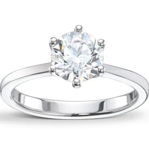 Diamantring 1,50ct Tw-Si