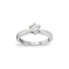Diamantring 0,50ct. TW-VS