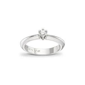 Diamantring 0,15ct. TW-VS