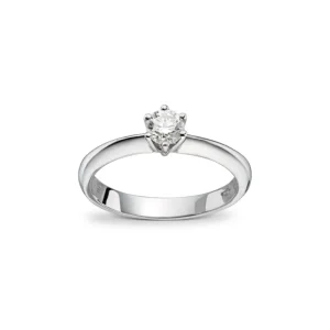 Diamantring 0,30ct. TW-VS