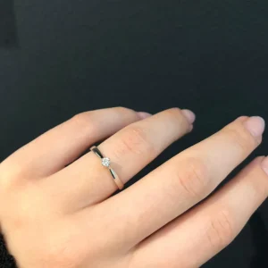 Diamantring 0,10ct. TW-VS