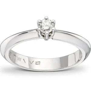 Diamantring 0,15ct. TW-VS