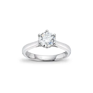Diamantring «hidden halo» 1,08 ct.