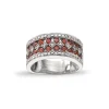 Diamantring med granat